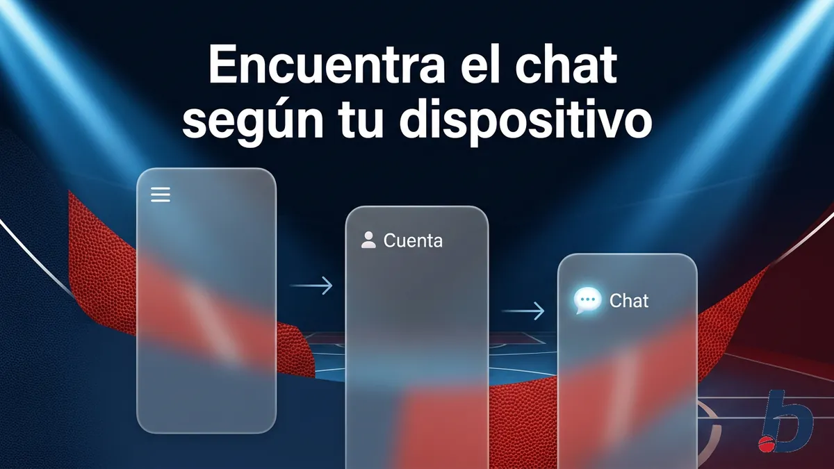 Pasos para encontrar el ícono de chat en vivo de Betcris según el dispositivo y la sesión en Honduras
