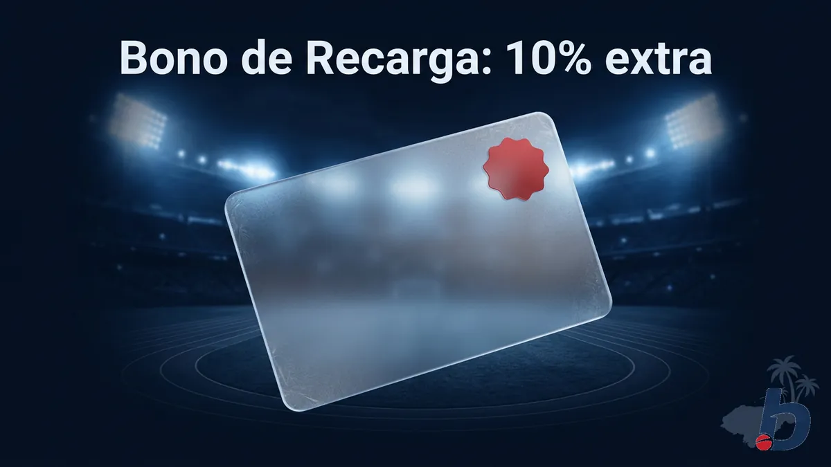 Tarjeta del Bono de Recarga 10% de Betcris en Honduras para depósitos siguientes