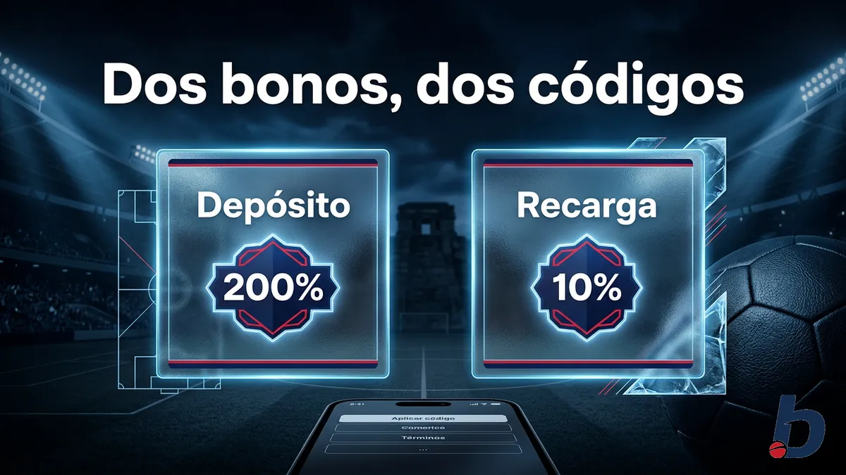 Comparación de los bonos BIENVENIDA y RECARGA10 de Betcris para Honduras