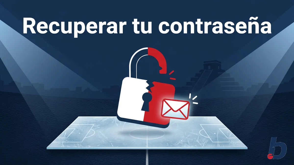 Icono de candado abierto y sobre de correo que representa la recuperación de contraseña en Betcris Honduras