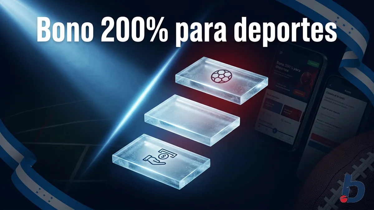 Bono de bienvenida de Betcris Honduras: 200% para apuestas deportivas, no para el casino, en formato de escalera