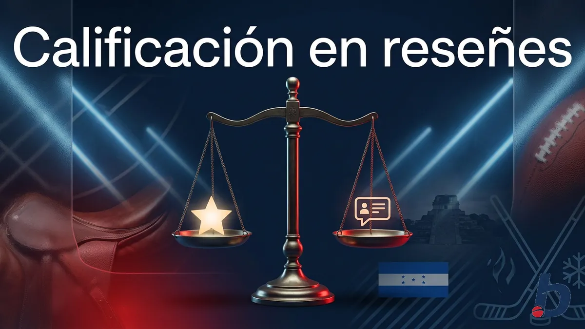 Balanza con estrella que representa la calificación de Betcris en reseñas desde Honduras